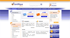 Desktop Screenshot of certifiqueonline.com.br